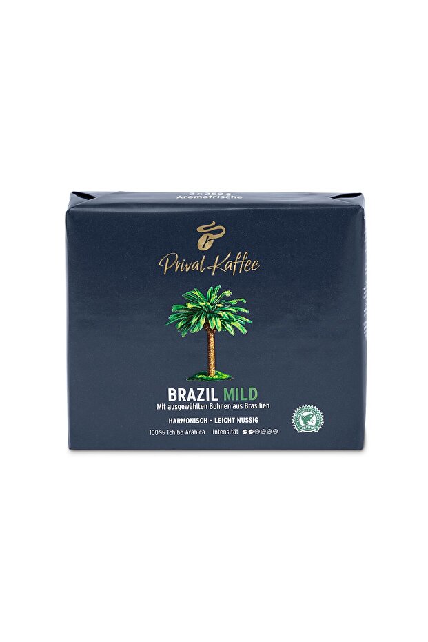 قهوة برازيلية خفيفة مطحونة من Privat Kaffee 2x250 جم