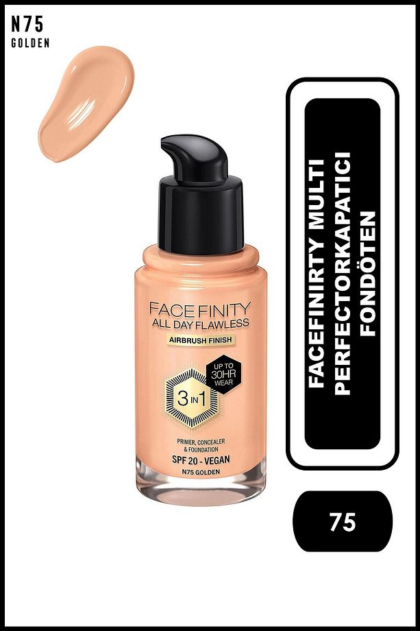 FACEFINITY 3IN1 FDT NO:75 GOLDEN - 1