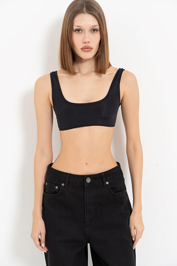 Siyah Mini Büstiyer - 3