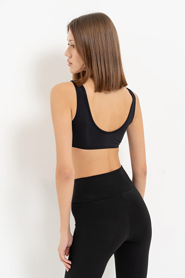 Siyah Mini Büstiyer - 1