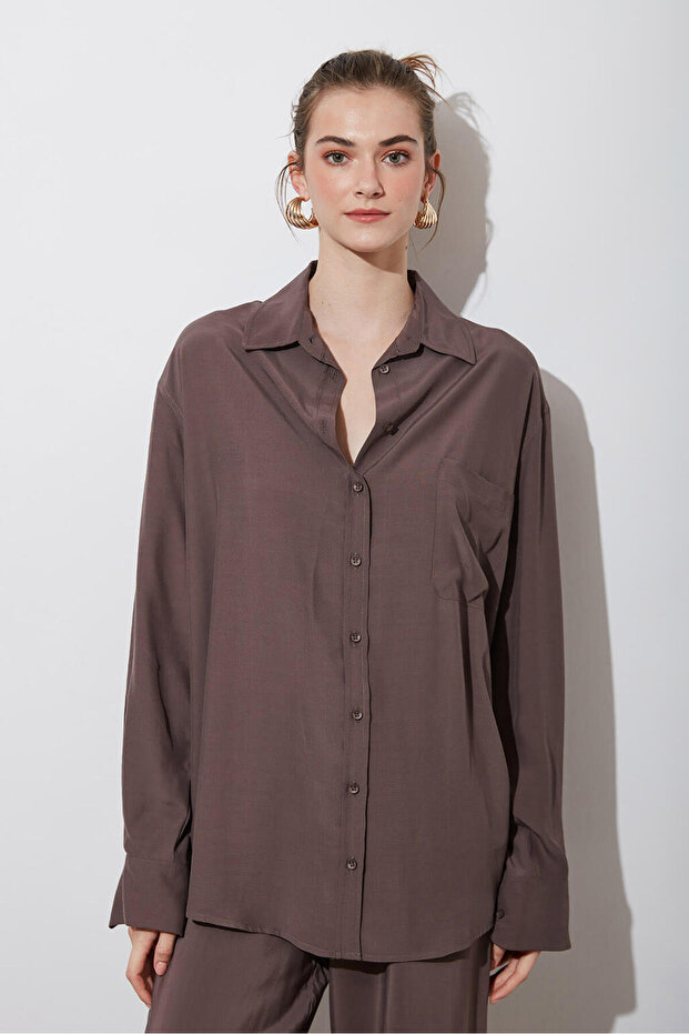 Oversize Gömlek - 4