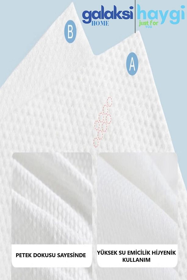Tek Tek Paketli Tek Kullanımlık Berber Havlusu Kuaför Havlusu - 10 Adet 40x80 Cm - 8