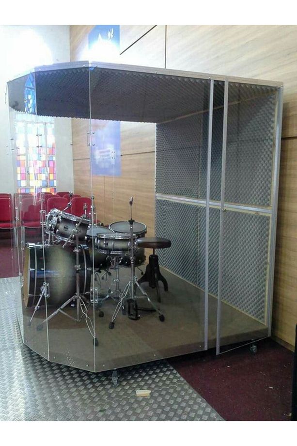 titreşim engelleyici bateri ve davul platformu - 8