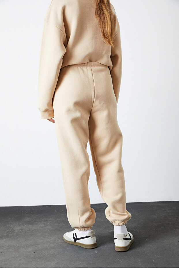 Lastikli Basic Jogging Pantolon - 4