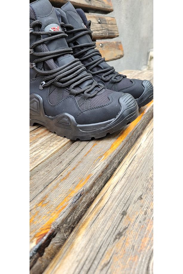 RİMEX TAKTİKAL BOT OUTDOOR BOT FERMUARLI BOT POLİS BEKCİ ASKER BOTU - 7