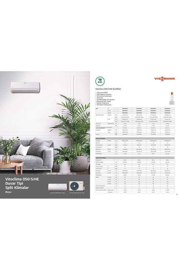Vitoclima " PRO PLUS SERİSİ " 12.000 Btu İnverter Klima (ÜCRETSİZ Montaj) - 8
