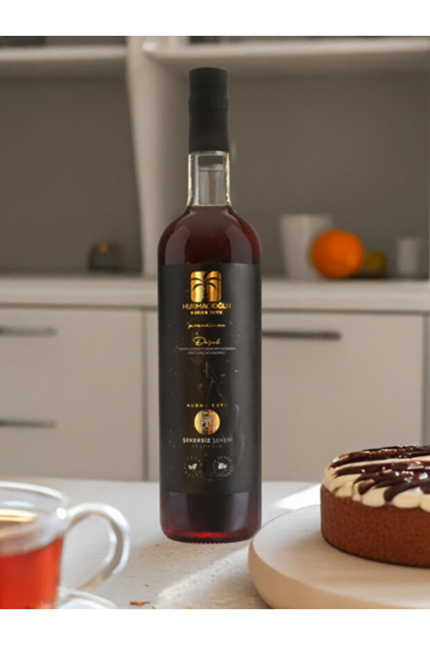 Date Juice Natural Sweetener from Dates Premium Consistent - Set of 4 3.8 kg 4 Glass Bottles - 7