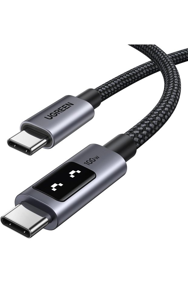 UGREEN UNO 100W USB C Cable 2M, Fast Charging 5A Type-C Cord, 480 Mbps Data Transfer Compatible with