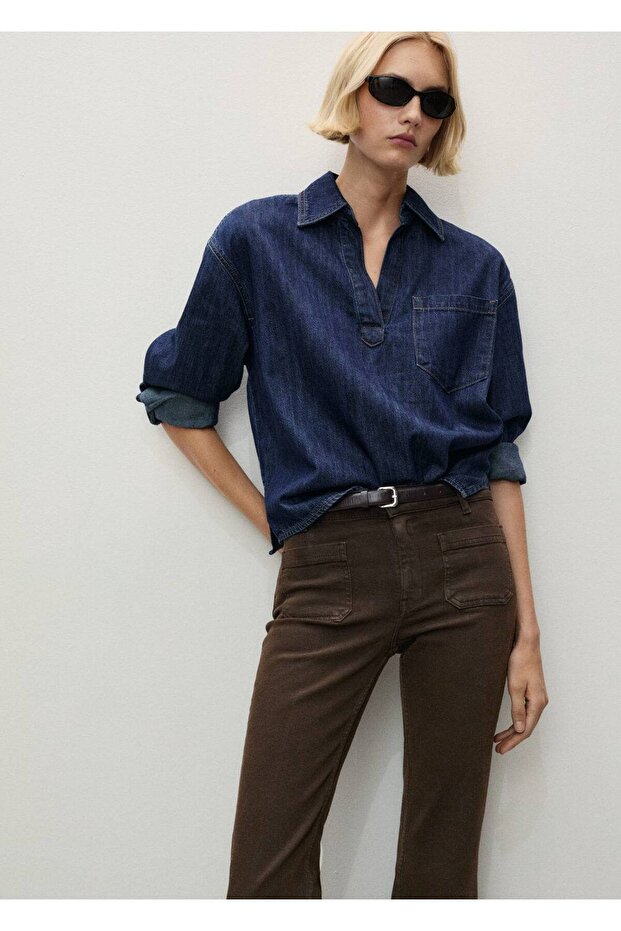 Cepli flare jean pantolon - 8