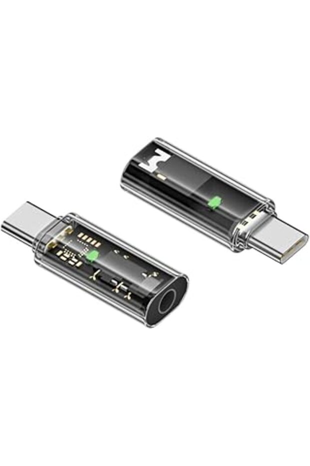 Type C To 3.5mm Dac Kulaklık Dönüştürücü Iphone 15 Ve Type C Telefon Ile Uyumlu Çevirici Otgax - 1