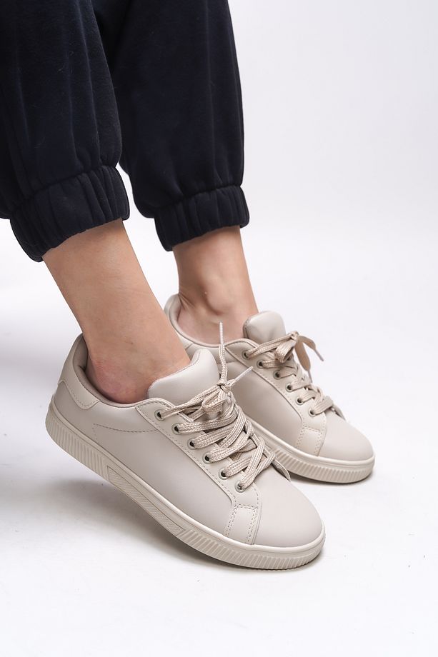 Meshronei Kadın Sneaker 0012601 Bej - 1