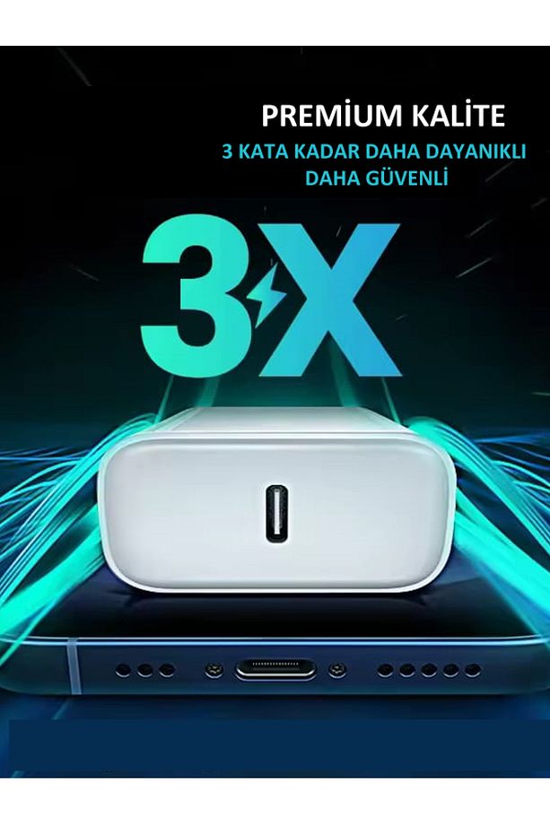 Iphone 8 X Xs Xr 11 12 13 14 / Pro Max Mini Plus Cihazları Hızlı Şarj Aleti 20W Lightning - 6
