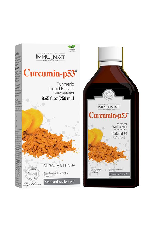 Immunat Curcumin P53 Zerdeçal Sıvı Ekstraktu 250 Ml - 1
