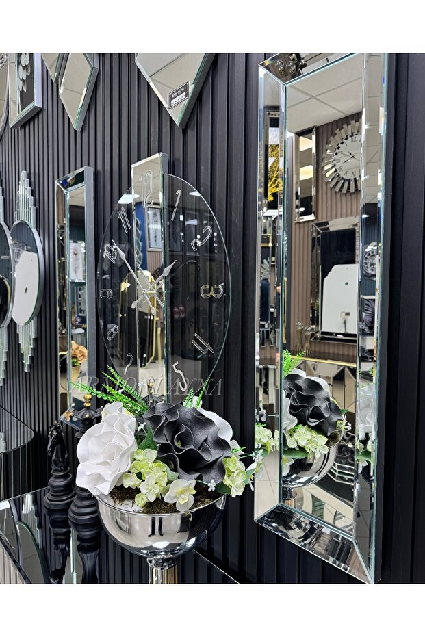 3 lü GÜMÜŞ ŞEFFAF MODEL SAAT SET - 6