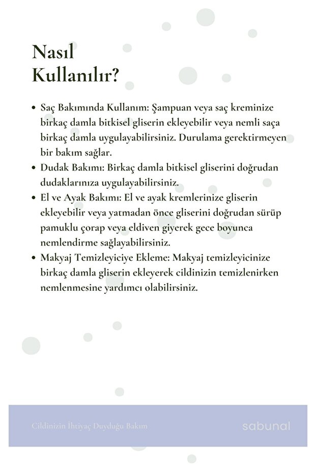 Gliserin 100 ml - Bitkisel Kaynaklı Yüksek Nemlendirici Kırışıklık Karşıtı Bitkisel Üretim - 5