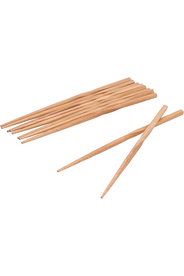 Bambu 10 çift çöp stick - 3