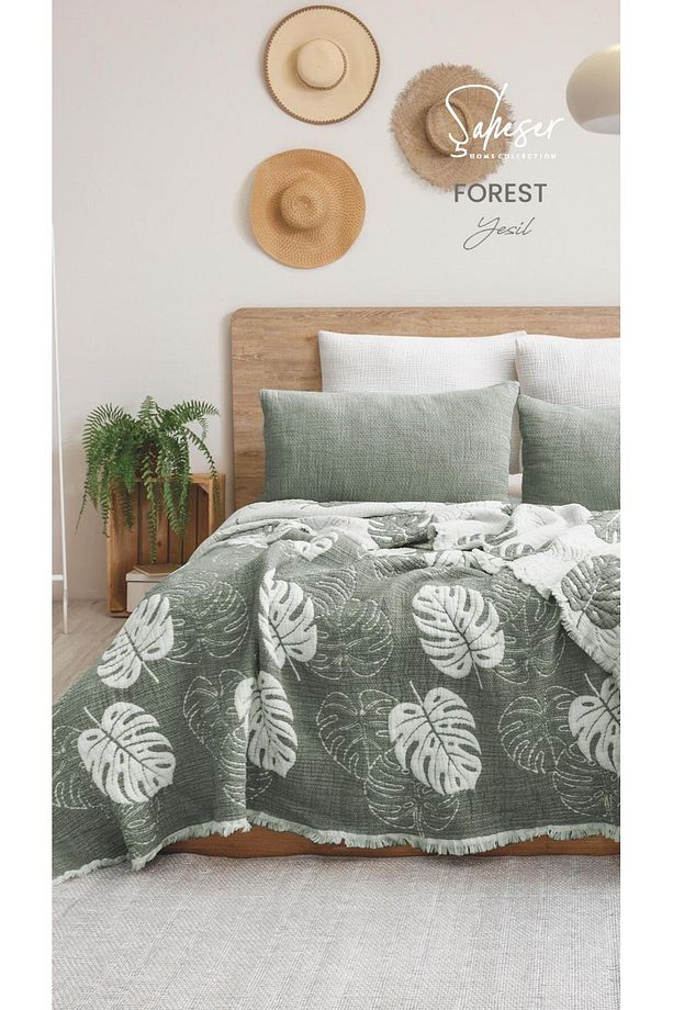 Forest 6 Kat Müslin Yatak Örtüsü Seti %100 Pamuk - 1