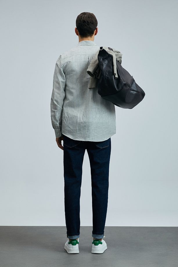 Galıo Smart Jean Erkek Pantolon Regular Fit Mavi - 6