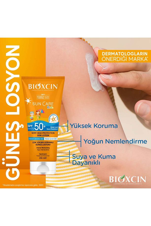 Sun Care Çok Çok Yüksek Korumalı Çocuk Güneş Losyonu 50 Spf - % 100 Botanik Aktif 200 ml - 3