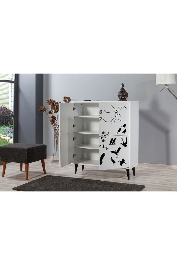Multikabin Manyas Dolap Ahşap Lake Ayak - 2
