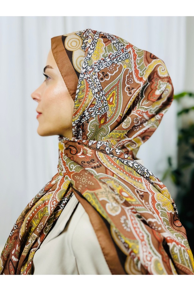 Zen Soft Cotton Shawl - Capture a Peaceful and Stylish Style with Retro Ethnic Pattern - 4