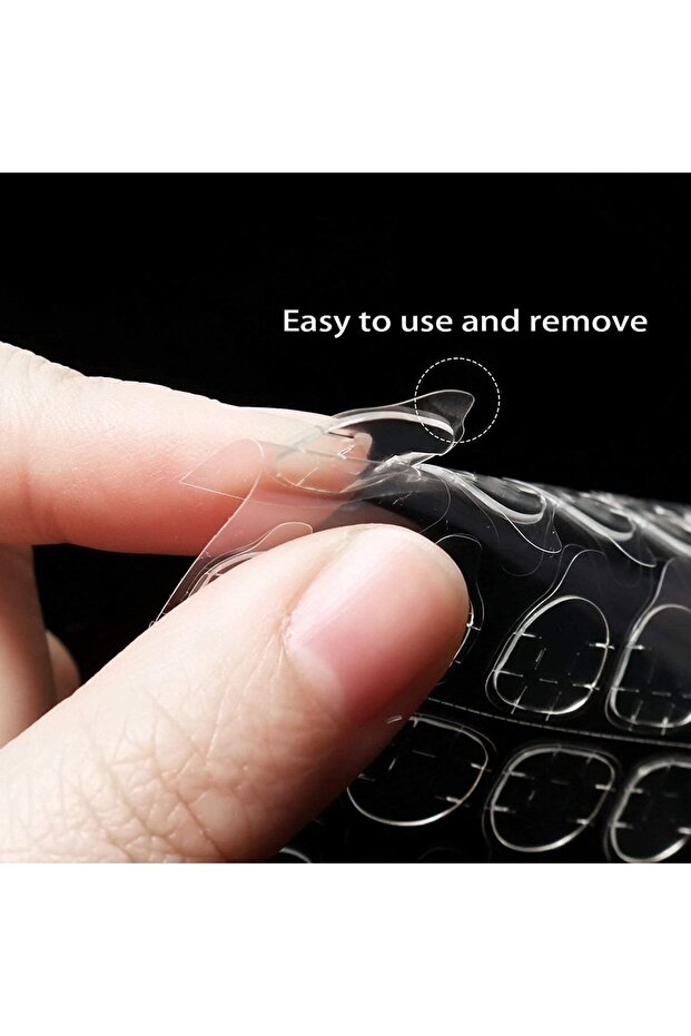 24'lü Zararsız Pro Çift Taraflı Protez Takma Tırnak Yapıştırma Bandı - 3