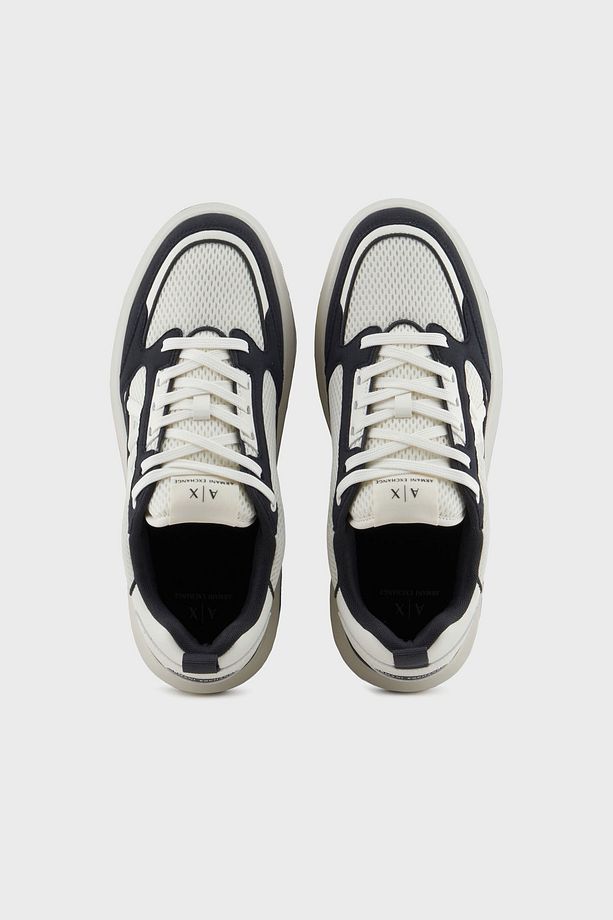 Armani Exchage Logolu File Detaylı Sneaker Ayakkabı Erkek AYAKKABI XUX242 XV912 U389 - 5