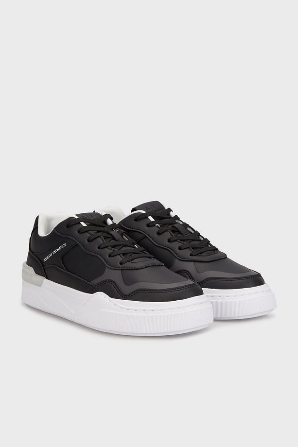 Armani Exchage Logolu Kalın Taban Sneaker Ayakkabı Erkek AYAKKABI XUX219 XV857 K001 - 2