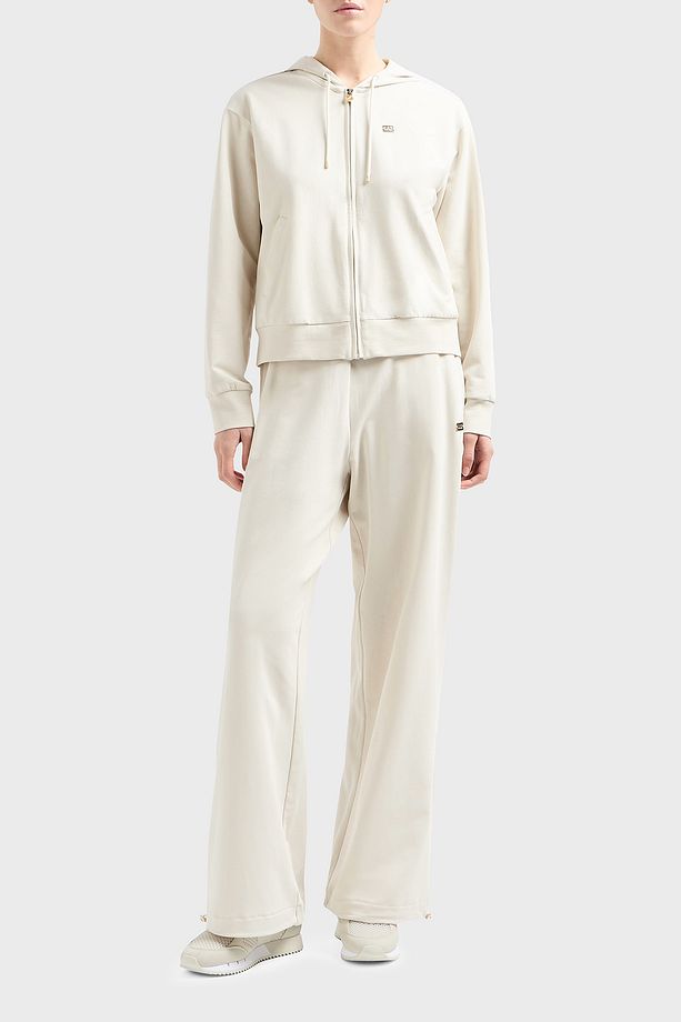 Logolu Streç Pamuklu Relaxed Fit Kapüşonlu Eşofman Takımı EŞOFMAN TAKIMI 7W000086 AF13135 - 3