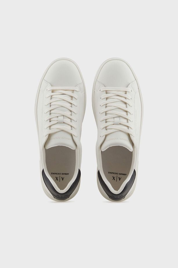 Armani Exchage Logolu Hakiki Deri Sneaker Ayakkabı Erkek AYAKKABI XM000141 AF11912 M0017 - 3