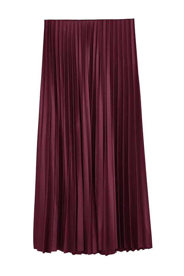 Mürdüm Piliseli Maxi Etek TWOSS24ET00041 - 7