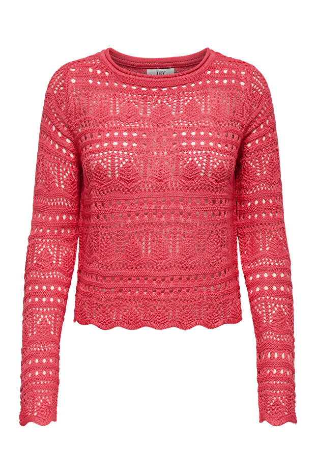 Jdysun Lay L/S Boatneck Pullov. Knt Noos
