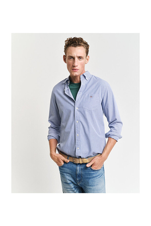 Langarm Freizeithemd - 1