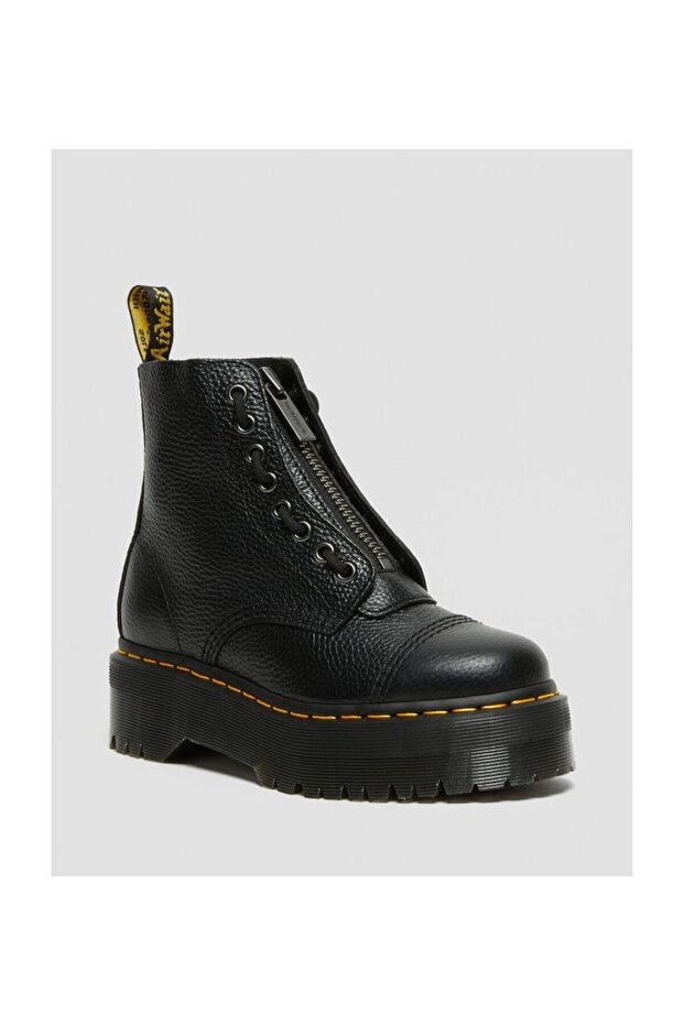 Sinclair Schwarzes gewalktes Nappaleder - 1