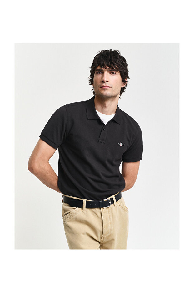 SLIM SHIELD SS PIQUE POLO - 1