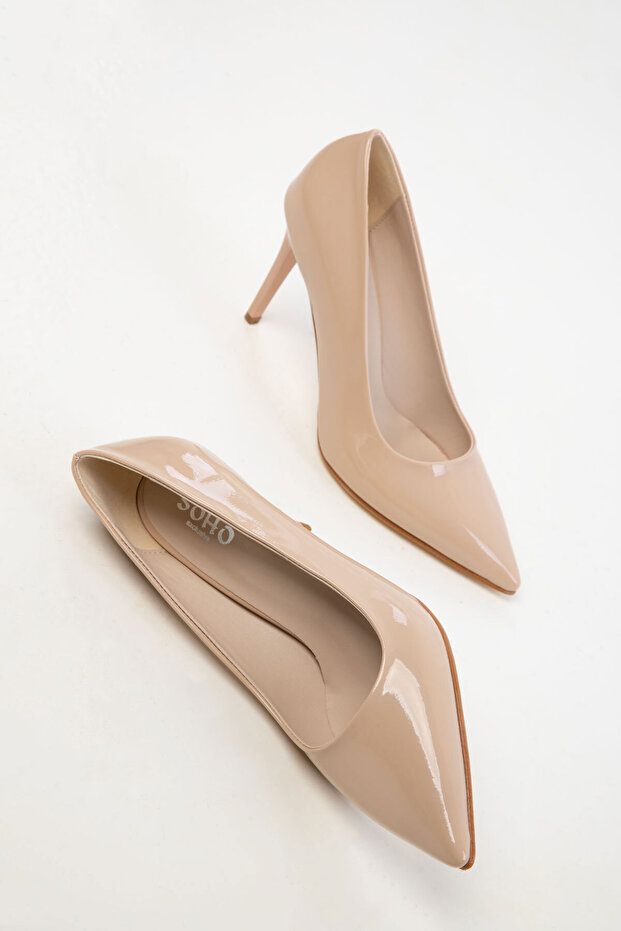 20479 حذاء نسائي بكعب كلاسيكي مصنوع من الجلد اللامع - 2