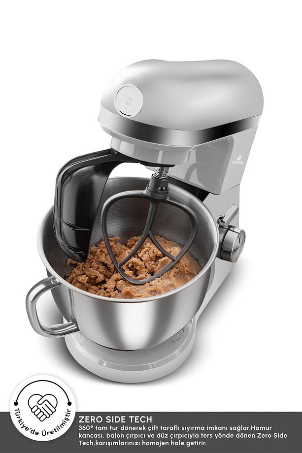 Mastermaid Chef Pro Çift Kollu Stand Mikser Pearl White 1750 W - 6