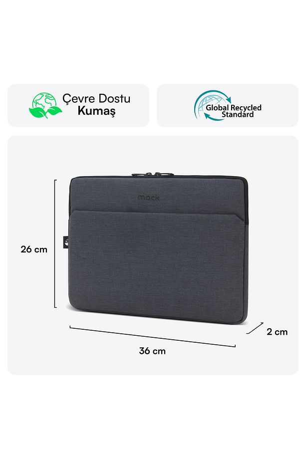 MCE-1504 14.1" NOVA Eco Notebook Sleeve Antrasit - 2