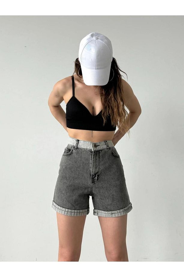DUBLE PAÇA JEAN ŞORT - 1