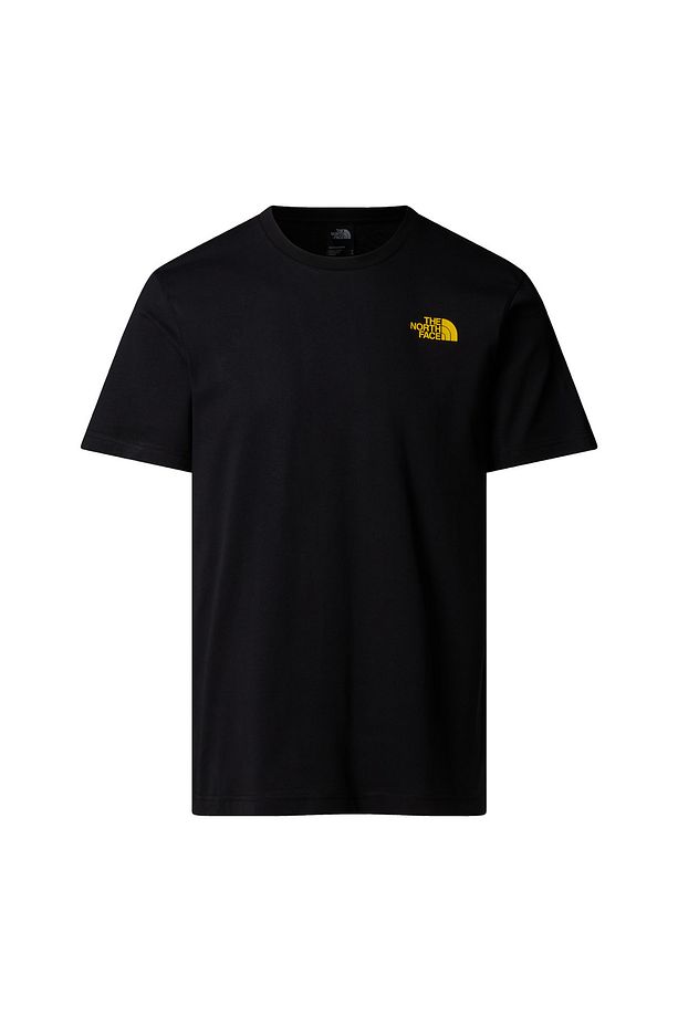 NF0A89FRAGG1-M SS COLLAGE TEE Sarı Bisiklet Yaka Regular Fit Düz Erkek T-Shirt - 1