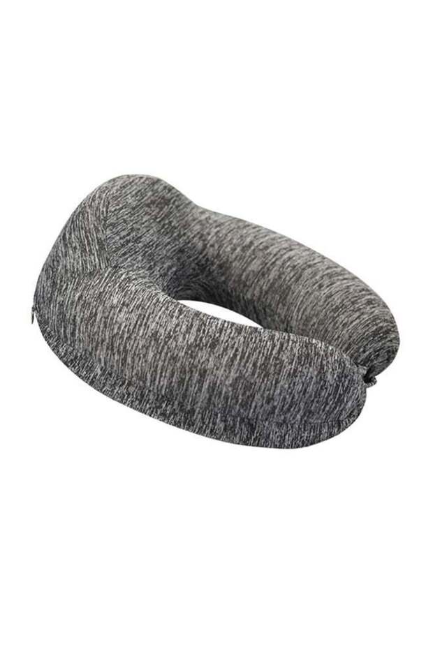 Sharpdo Memory Foam U-Shape Neck Pillow Grey - 1