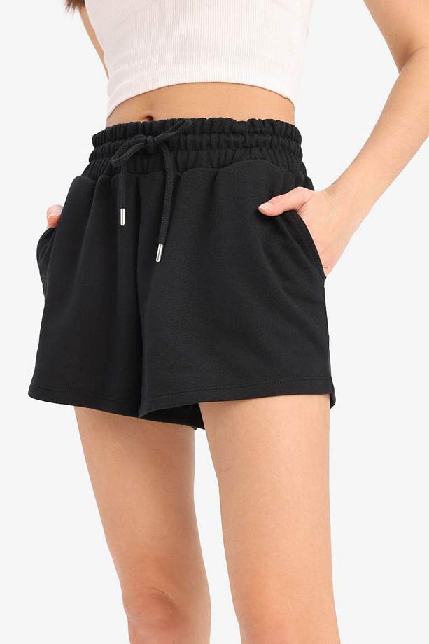 Relax Fit Esnek Belli Bağcıklı Bermuda Şort E9686ax25sm - 6