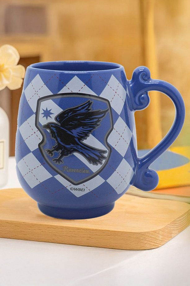 Harry Potter Lisanslı Seramik Kupa ve Bardak Altlığı Seti - Rawenclaw - 2