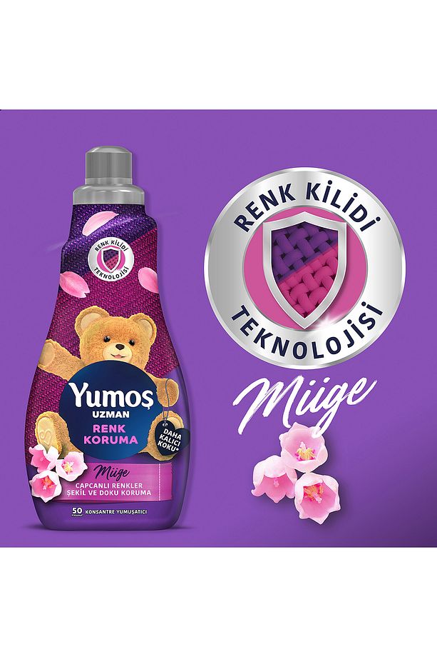 Yumoş Extra Uzman Renk Koruma 1200 Ml 50 Yıkama + Active Sıvı Deterjan 1690 Ml 30 Yıkama - 5