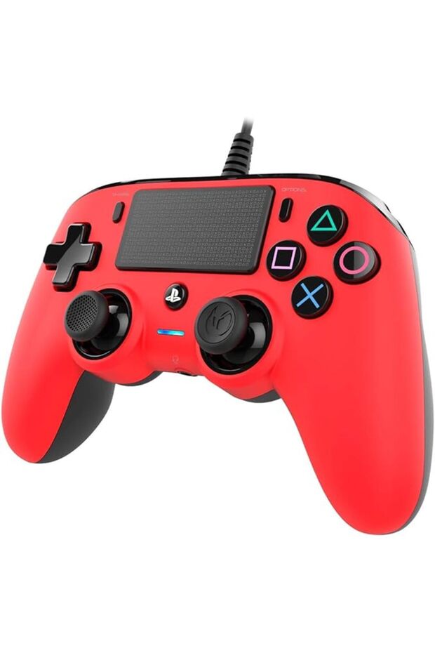 Nacon Wired compact Controller PS4 - Red - 2