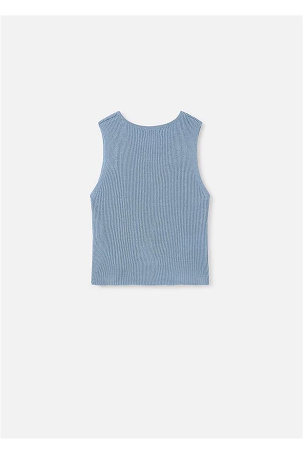 Plava bluza za devojčice, model 6039 - 5