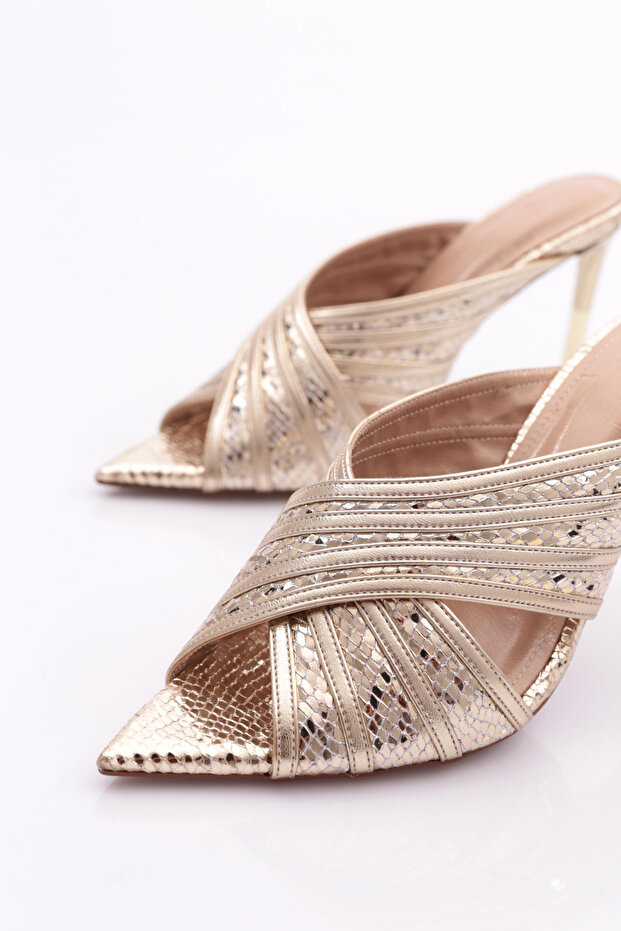 9089 Kadin Topuklu Terlik - 4