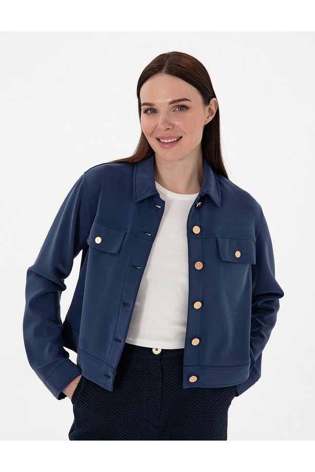 Lacivert Regular Fit Örme Hırka 50301510-VR033 - 3