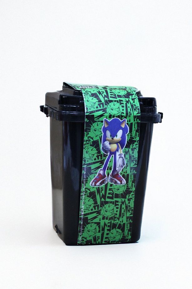 Sonic Prime Sürpriz Şeker Hediyeli Mini Çöp Kovası - 2