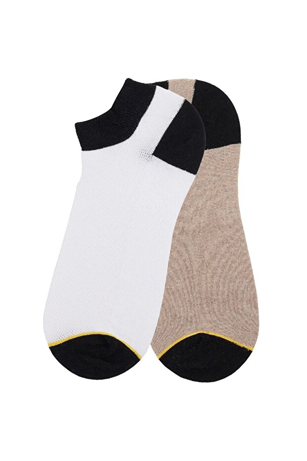2 Pack Patterned Men's Socks - 1